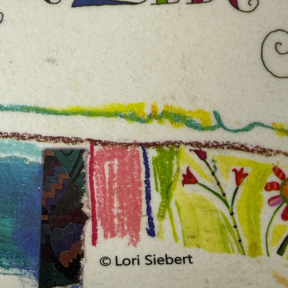 You Are Ridiculously Amazing Lori Siebert Melamine Square Serving Tray Floral - Picture 2 of 4